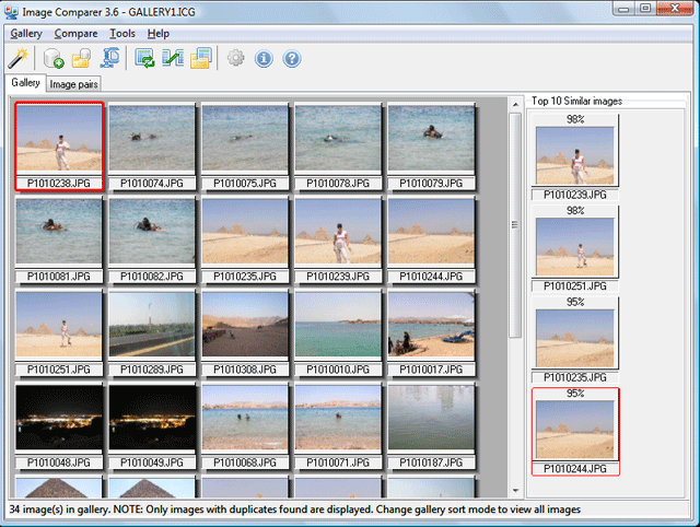 Программа для распознавания одинаковых фотографий на компьютере